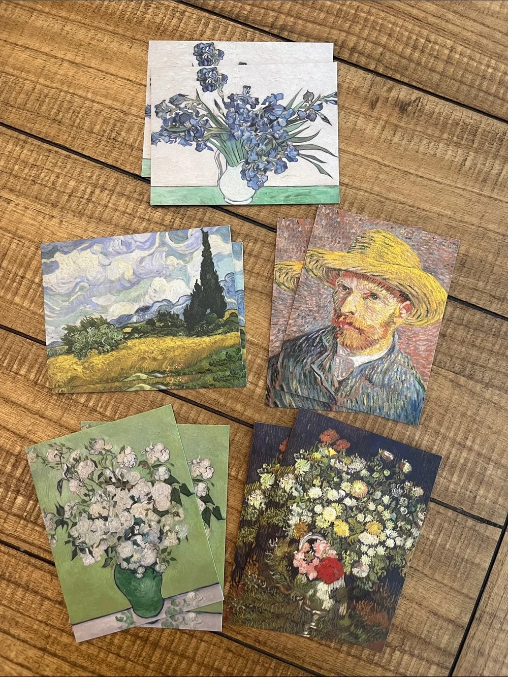 Van Gogh Notecards - Multi-Color Art Note Card Set